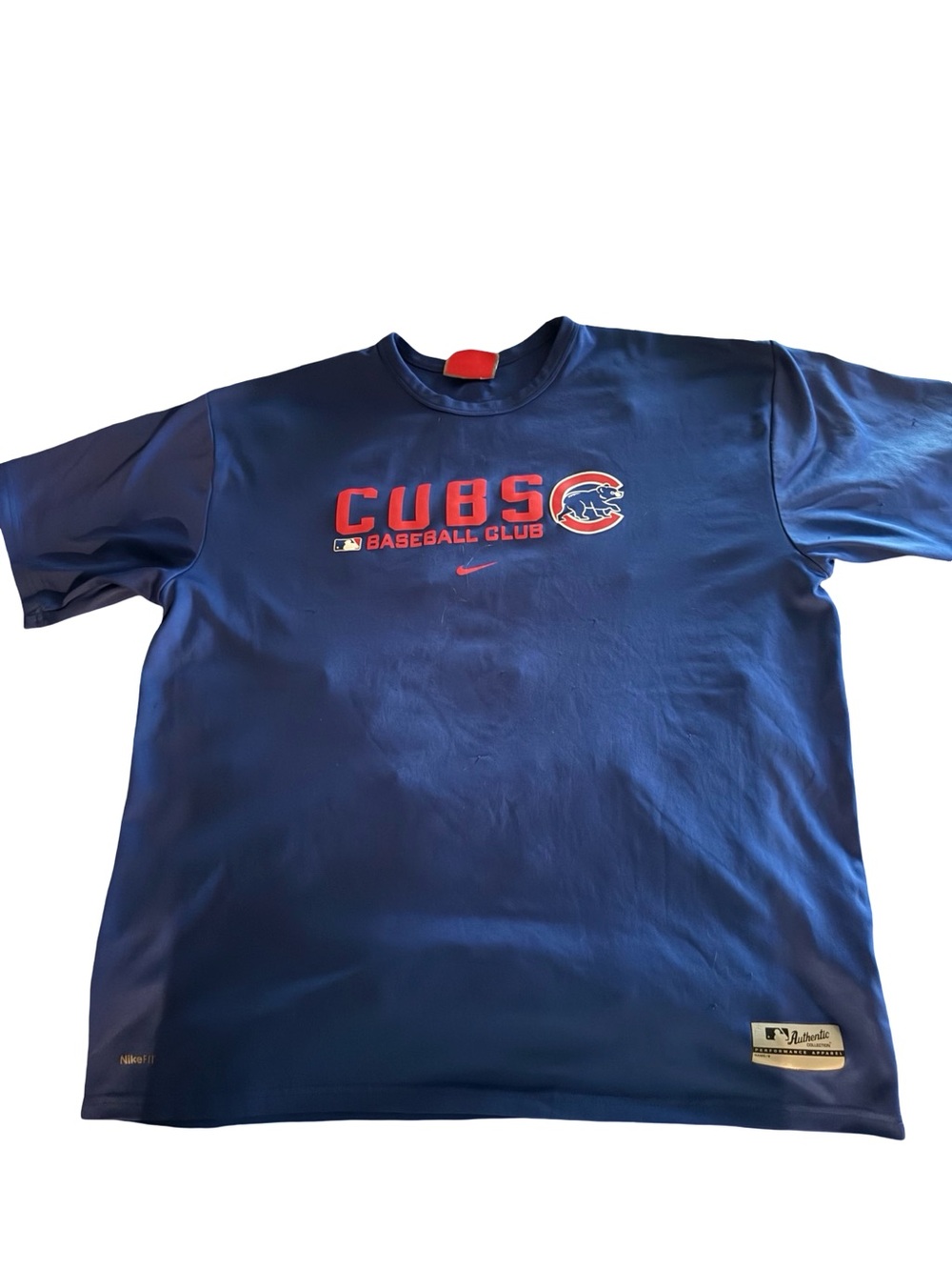 Nike Chicago Cubs Blue Short-Sleeve Baseball Tee
